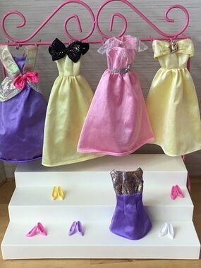 Barbie Doll Dresses and Shoes